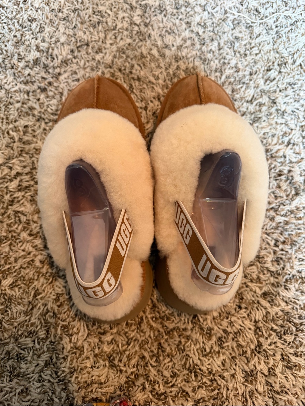 UGG funkette slipper chestnut platform - Picture 2 of 7